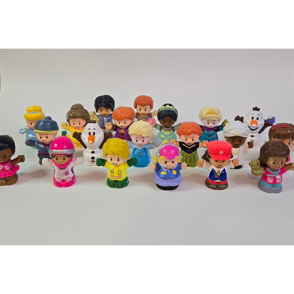 Fisher Price Little People Lot Disney Princess Frozen Elsa Anna Olaf Career